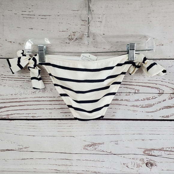 NWT Melissa Odabash side tie striped bikini bottom - Picture 6 of 8